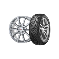Zimski komplet za Škoda Karoq: 16” platišča Platin P 95 + pnevmatike Hankook Icept RS3